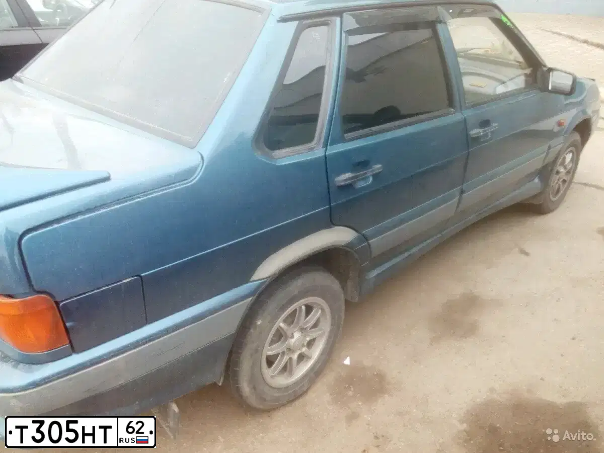 Фото автомобиля LADA 2115 SAMARA, 2005 — госномер Т305НТ62. Цвет: сине-зеленый