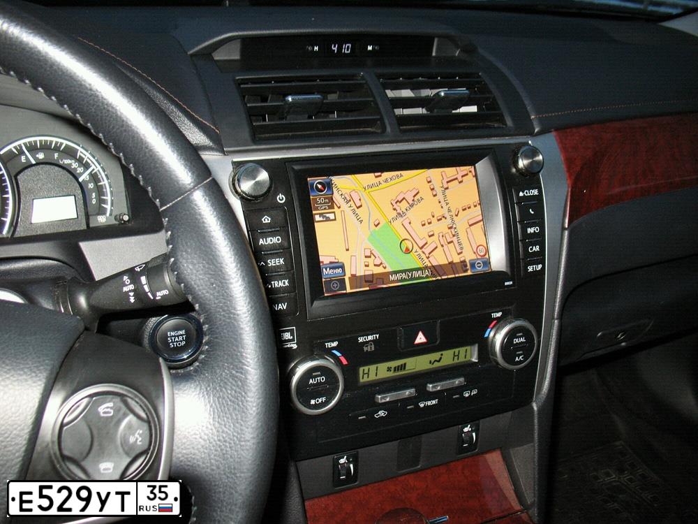Фото автомобиля TOYOTA CAMRY, 2012 — госномер А952РУ790. Цвет: ЧЕРНЫЙ