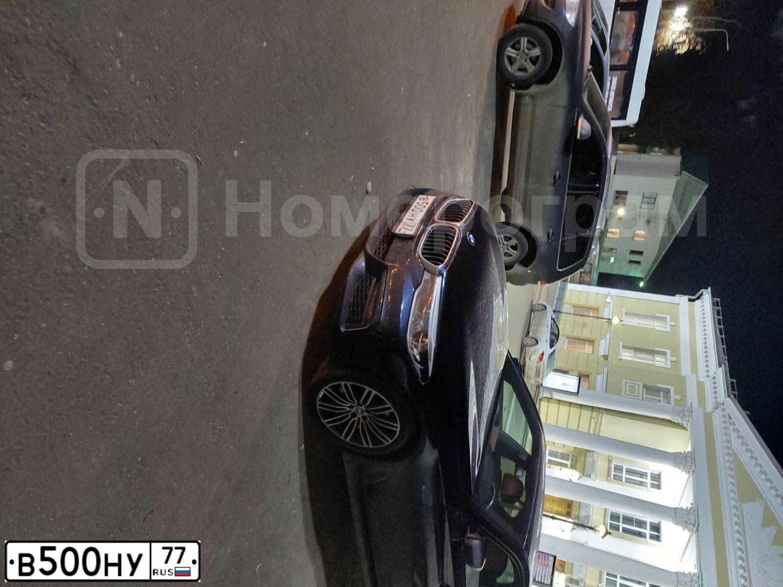 Фото автомобиля BMW SERIE 5, 2018 — госномер В500НУ77. Цвет: ЧЕРНЫЙ