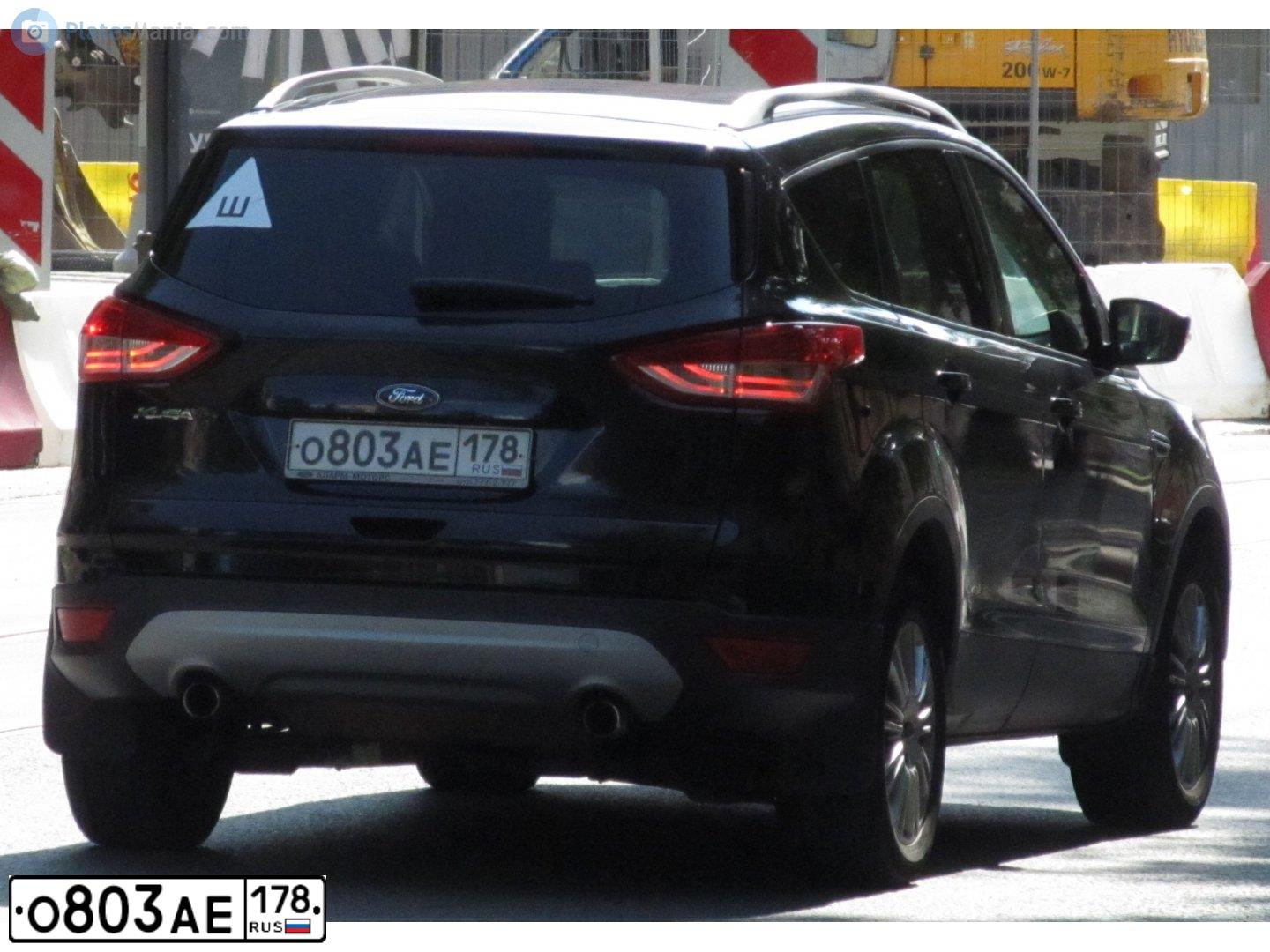 Фото автомобиля FORD KUGA, 2013 — госномер Т508КК198. Цвет: ЧЕРНЫЙ