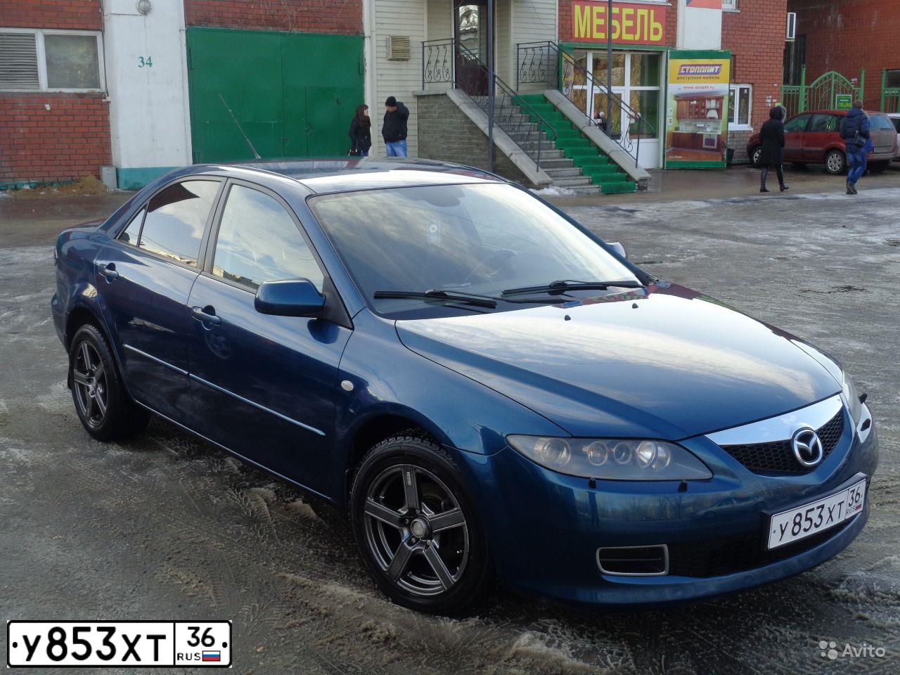 Фото автомобиля MAZDA 6, 2007 — госномер Т698УЕ31. Цвет: сине-зеленый