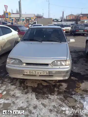 Фото автомобиля LADA 2114 SAMARA, 2005 — госномер К863ХХ01. Цвет: БЕЖЕВЫЙ