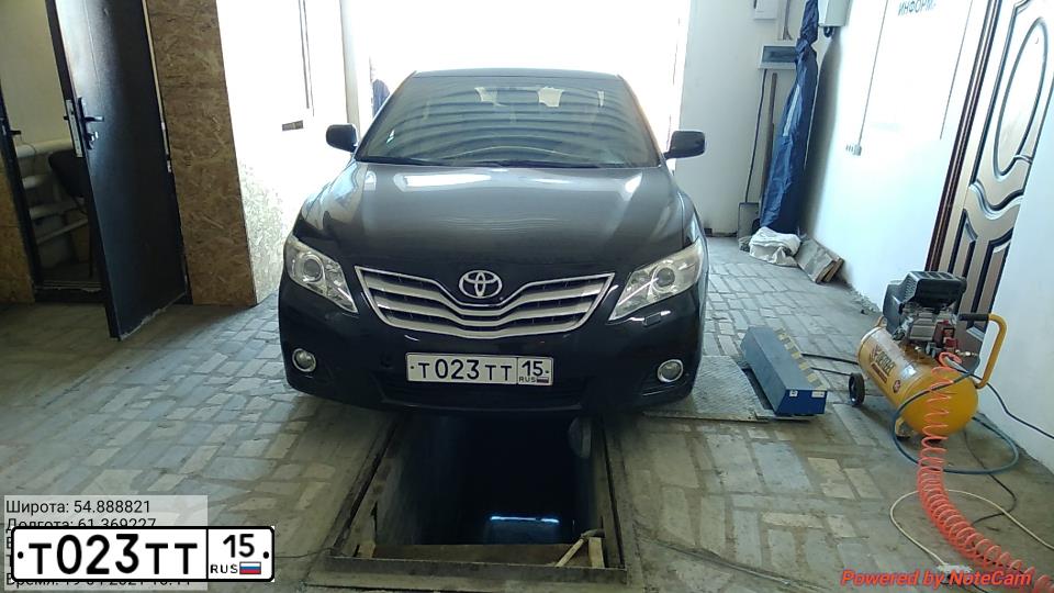 Фото автомобиля TOYOTA CAMRY, 2008 — госномер Т910ВТ774. Цвет: ЧЕРНЫЙ