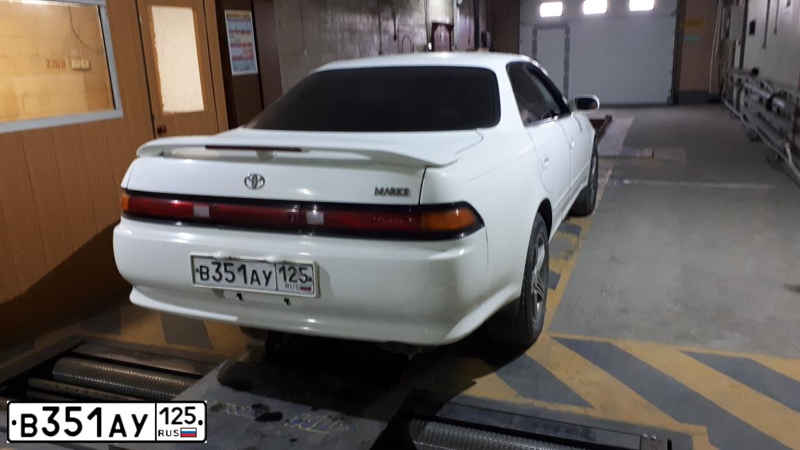 Фото автомобиля TOYOTA MARK II, 1991 — госномер В351АУ125