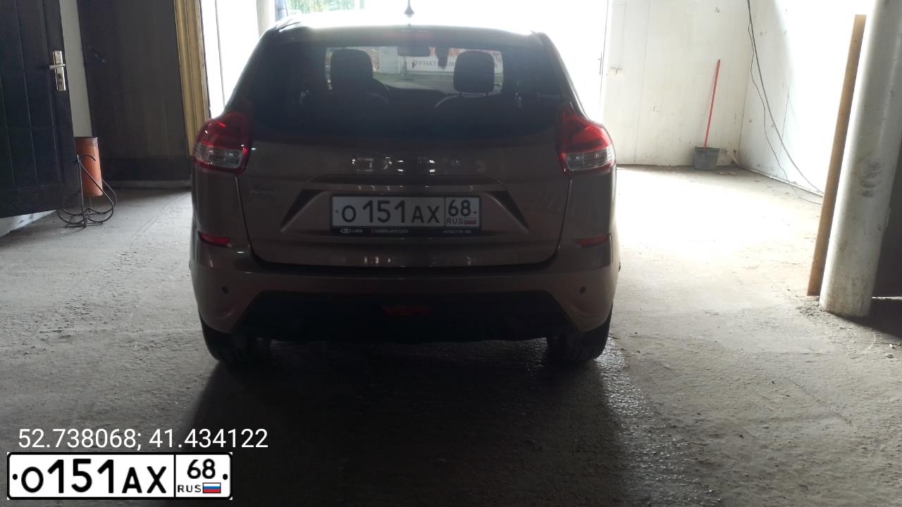 Фото автомобиля LADA XRAY, 2017 — госномер О151АХ68. Цвет: СВЕТЛО-КОРИЧНЕВЫЙ