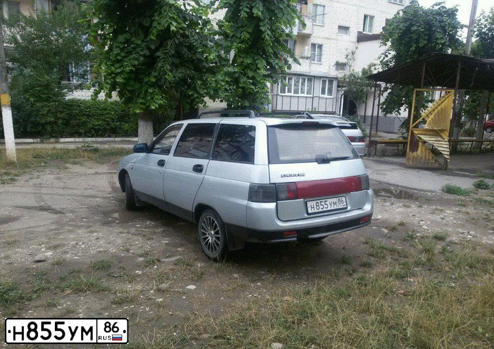Фото автомобиля LADA 2111, 2001 — госномер Н249ТУ126. Цвет: СЕРЫЙ