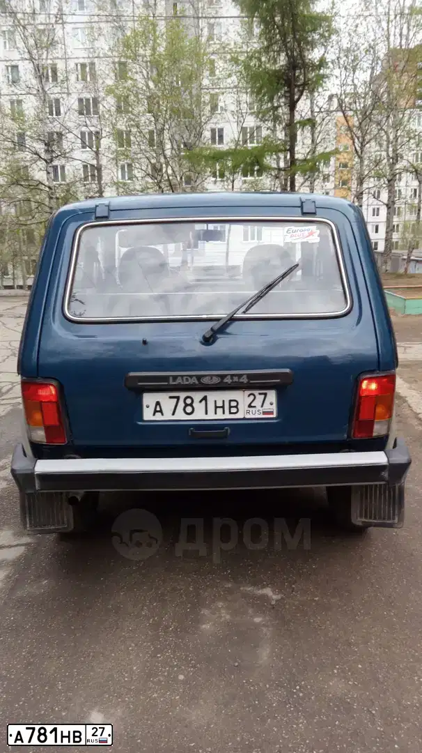 Фото автомобиля LADA 2121 NIVA, 2010 — госномер А781НВ27. Цвет: СИНЕ ЗЕЛЕНЫЙ