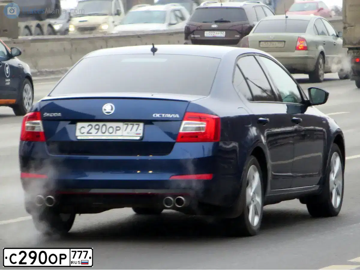 Фото автомобиля SKODA OCTAVIA, 2015 — госномер Т508НЕ799. Цвет: СИНИЙ ТЕМНЫЙ
