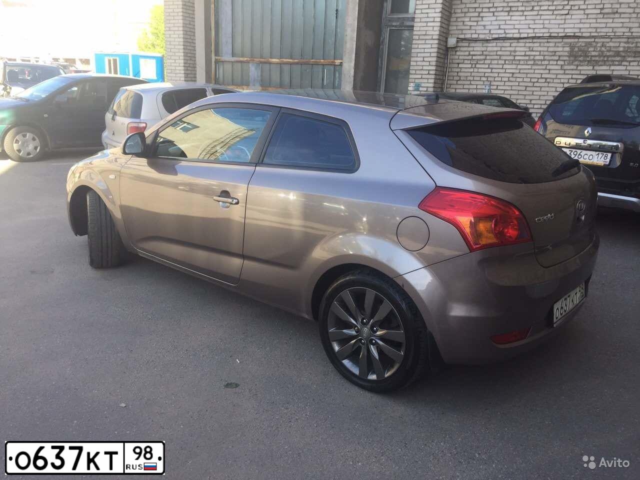 Фото автомобиля KIA CEE'D, 2009 — госномер О620СК159. Цвет: БЕЖЕВЫЙ