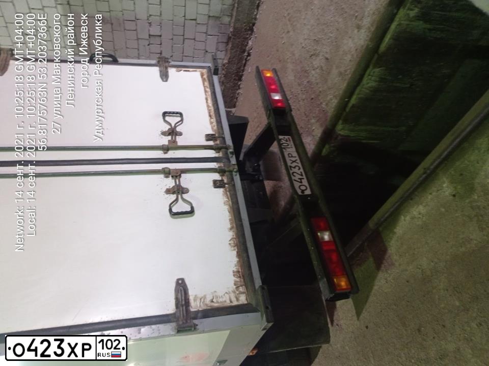 Фото автомобиля GAZ 3302 EL, 2013 — госномер О423ХР102. Цвет: Белый