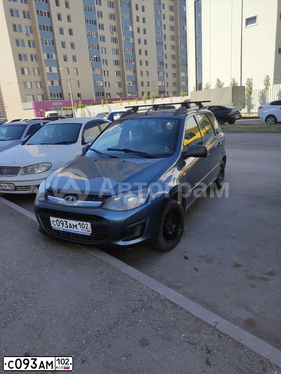 Фото автомобиля LADA 2194 KALINA, 2014 — госномер С093АМ102. Цвет: СЕРО-СИНИЙ