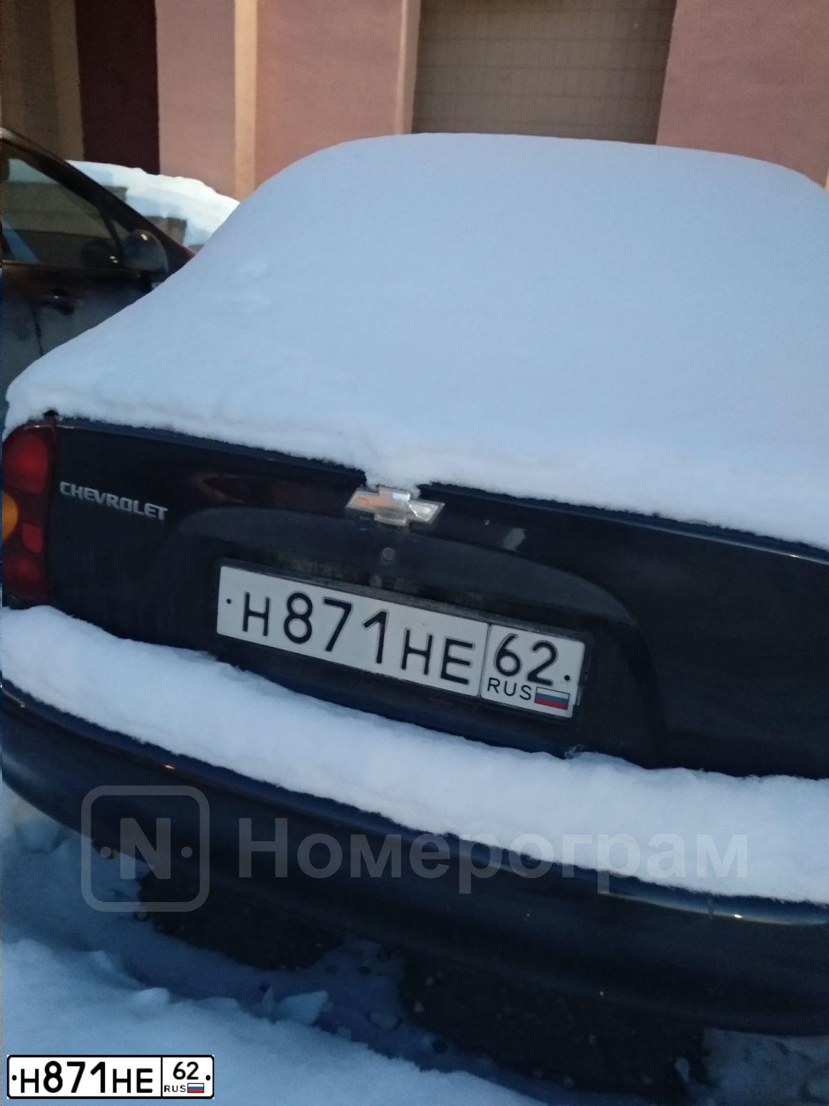 Фото автомобиля CHEVROLET LANOS, 2008 — госномер Х125ВТ71. Цвет: ЧЕРНЫЙ