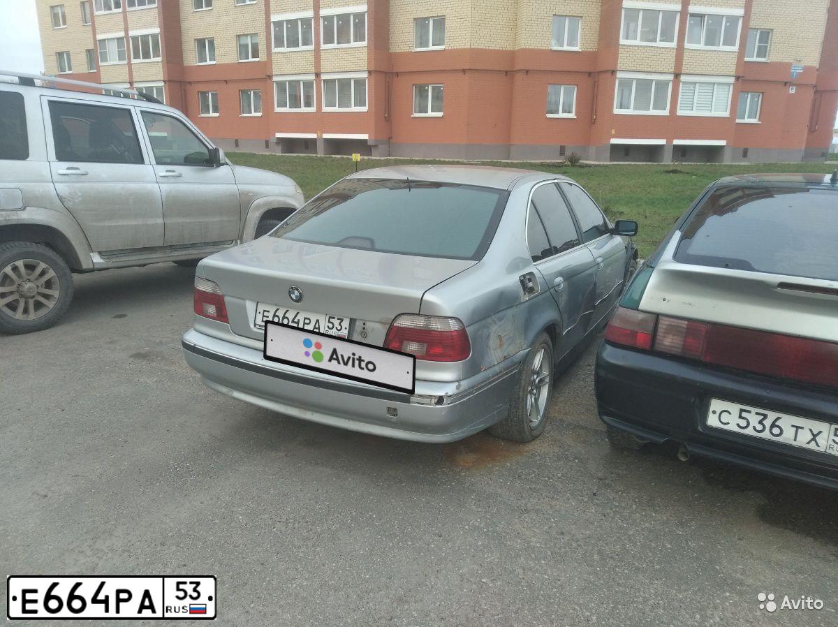Фото автомобиля BMW SERIE 5, 1996 — госномер А640СВ147. Цвет: СЕРЕБРИСТЫЙ