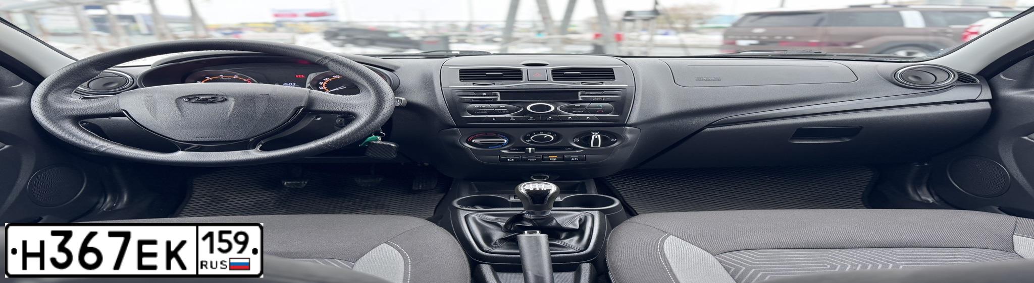 Фото автомобиля LADA 2191 GRANTA, 2020 — госномер Н367ЕК159. Цвет: СЕРЫЙ