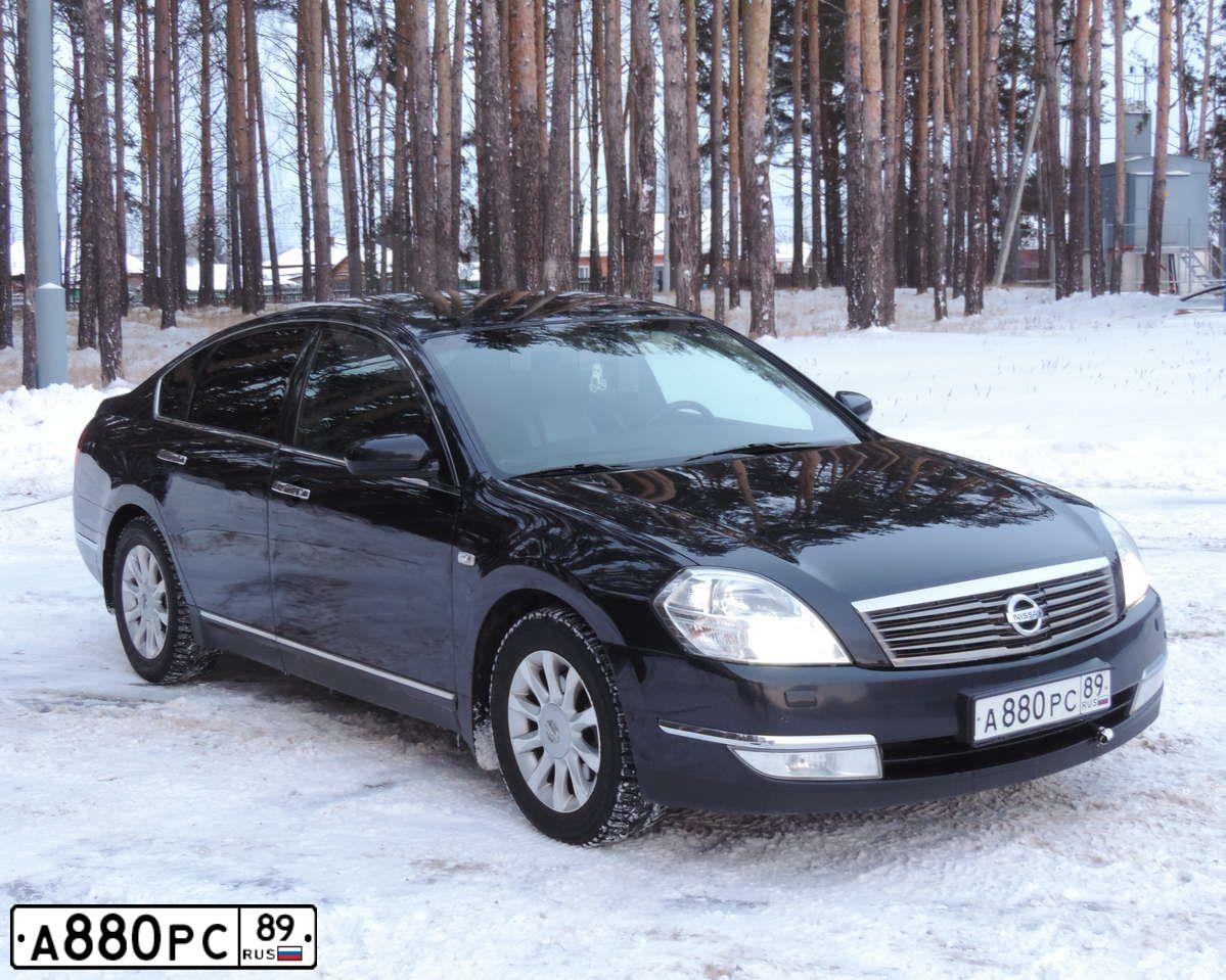 Фото автомобиля NISSAN TEANA, 2006 — госномер С994ЕК72. Цвет: ЧЕРНЫЙ