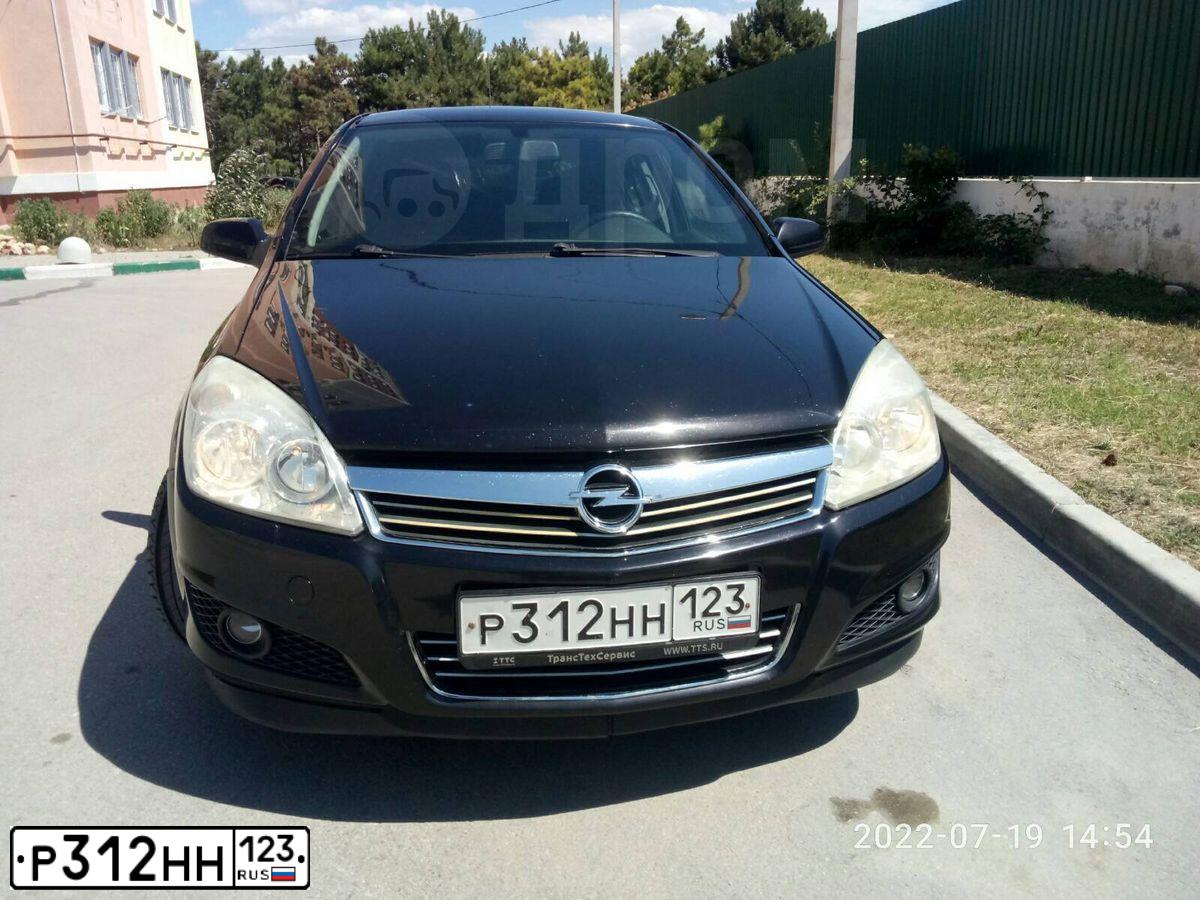 Фото автомобиля OPEL ASTRA, 2008 — госномер В400АН92. Цвет: ЧЕРНЫЙ