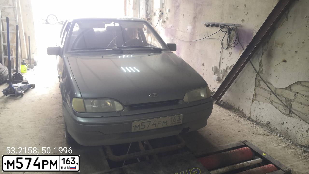 Фото автомобиля LADA 2114 SAMARA, 2010 — госномер М574РМ163. Цвет: СЕРЕБРИСТО-СЕРО-ЗЕЛЕНЫЙ