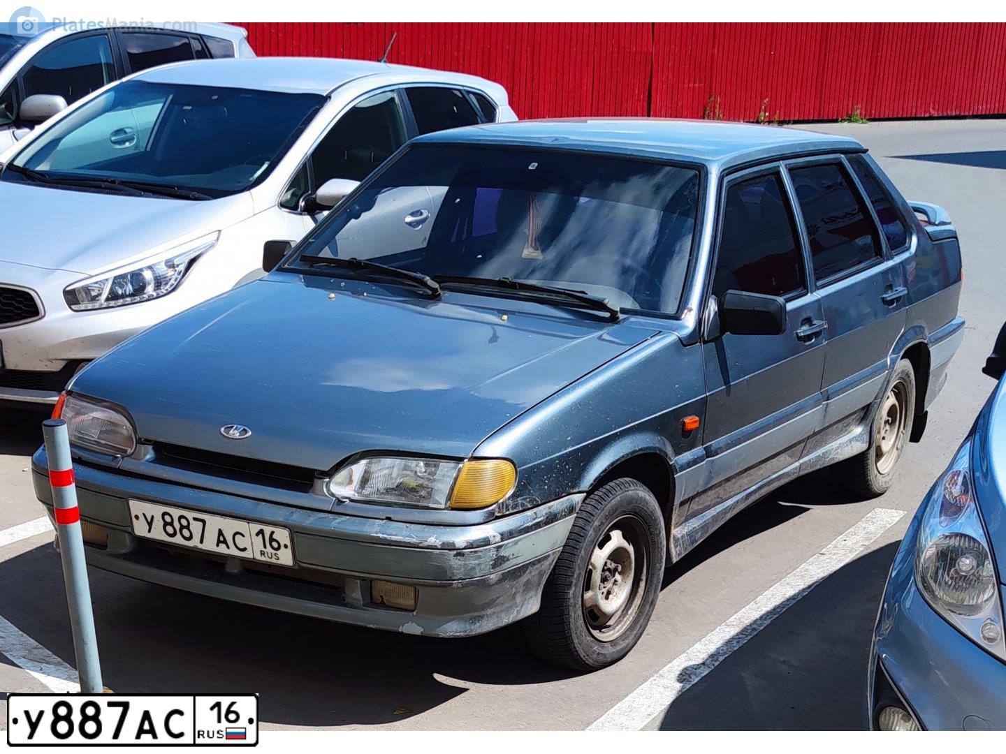 Фото автомобиля LADA 2115 SAMARA, 2005 — госномер У887АС16. Цвет: -