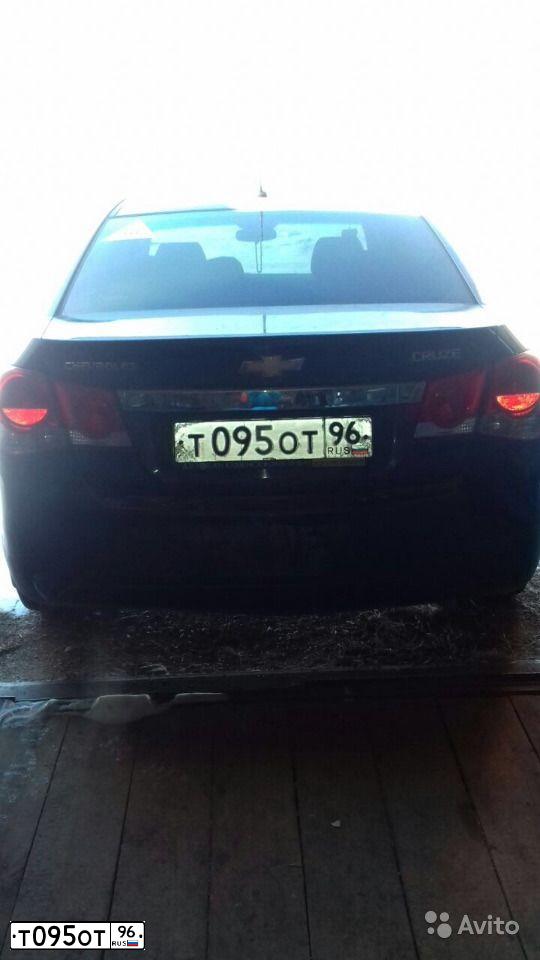 Фото автомобиля CHEVROLET CRUZE, 2011 — госномер Т095ОТ96. Цвет: ЧЕРНЫЙ