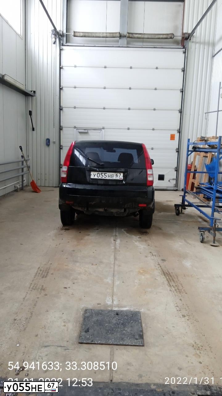 Фото автомобиля HONDA HR-V, 1999 — госномер У055НЕ67. Цвет: ЧЕРНЫЙ