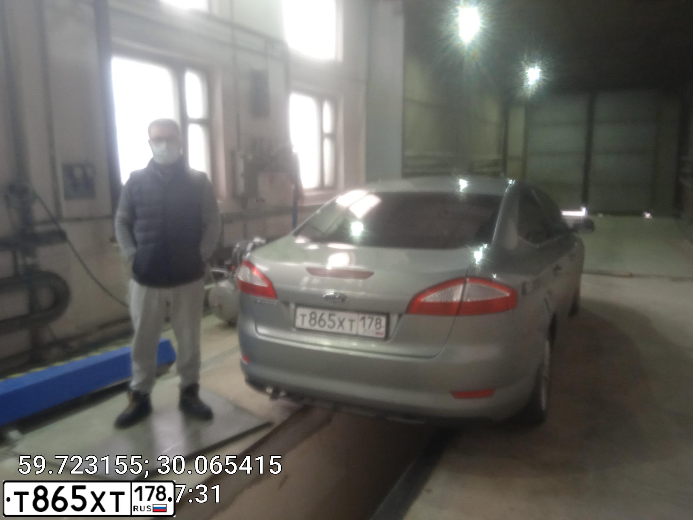 Фото автомобиля FORD MONDEO, 2008 — госномер Т865ХТ178. Цвет: СЕРЫЙ