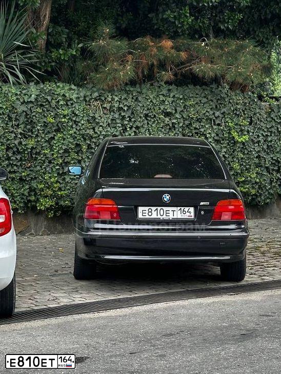 Фото автомобиля BMW SERIE 5, 1997 — госномер Е603ЕЕ196. Цвет: ЧЕРНЫЙ