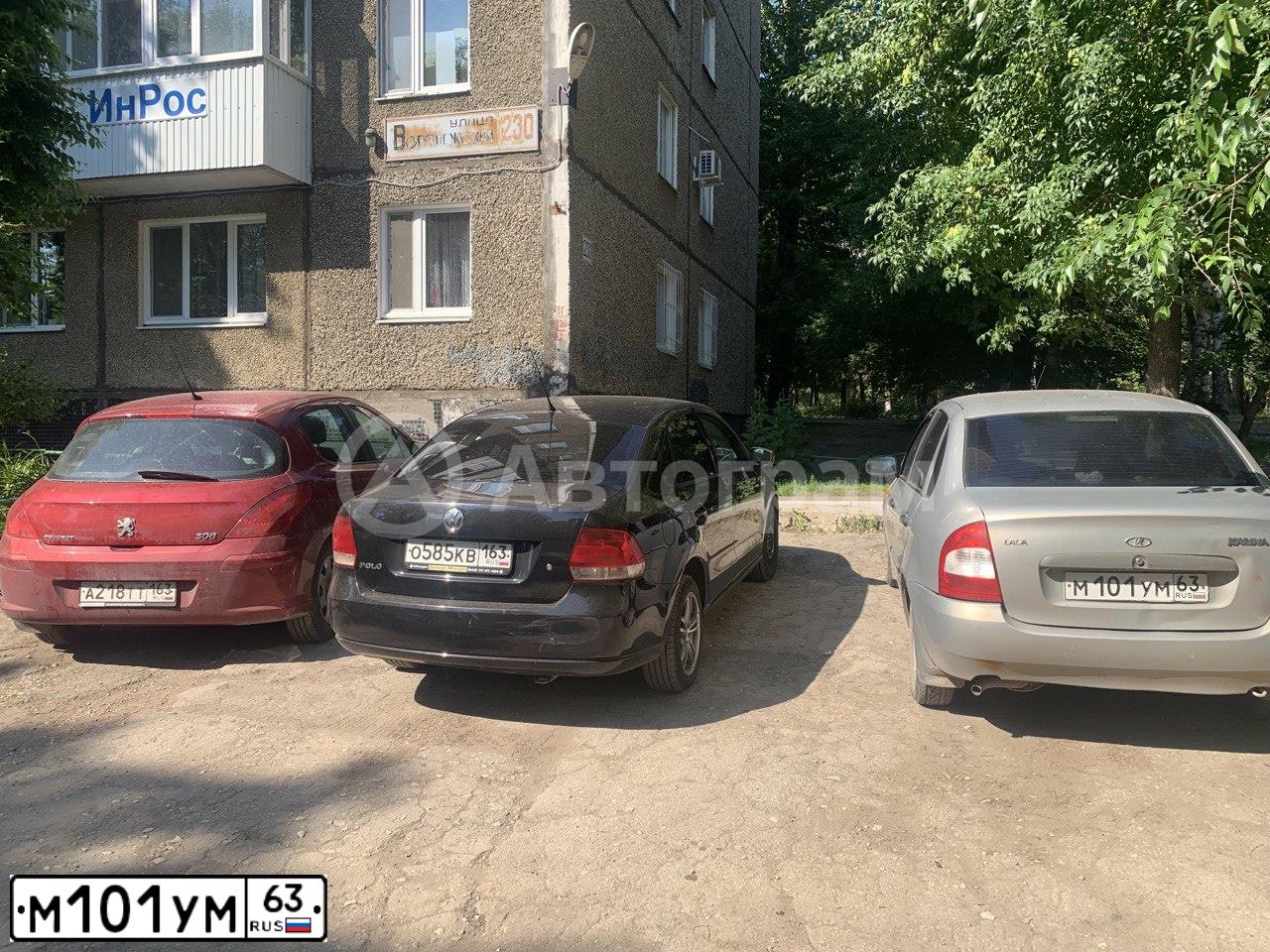 Фото автомобиля LADA 1118 KALINA, 2006 — госномер М101УМ63. Цвет: БЕЖЕВЫЙ