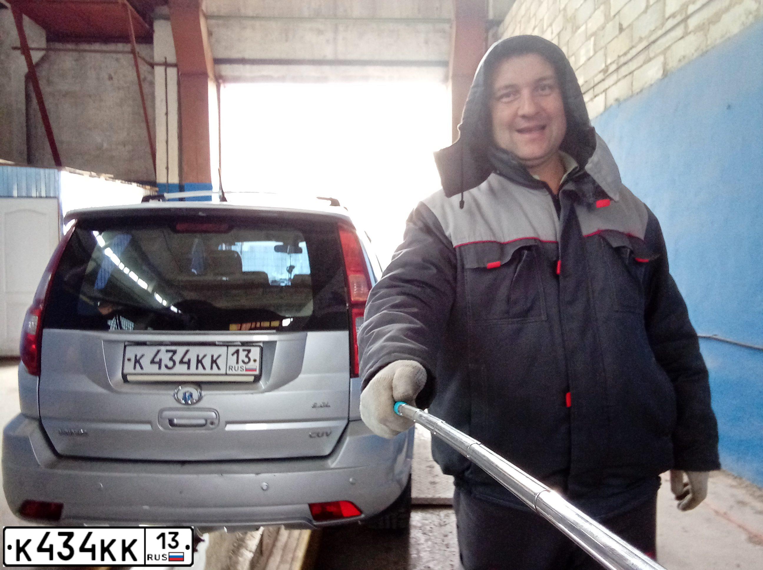 Фото автомобиля HYUNDAI TUCSON, 2007 — госномер К434КК13. Цвет: СЕРЕБРИСТЫЙ