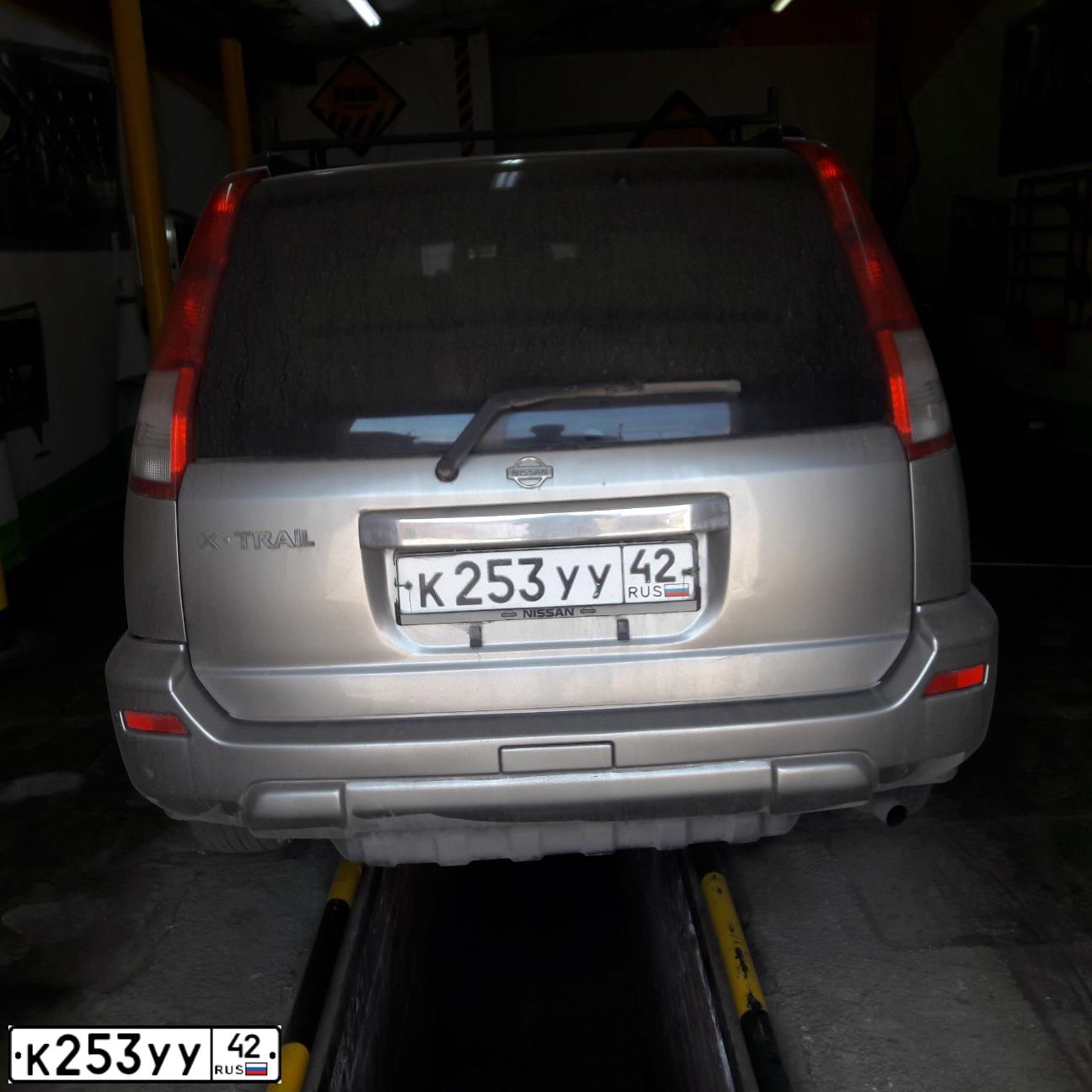 Фото автомобиля NISSAN X-TRAIL, 2001 — госномер К253УУ42