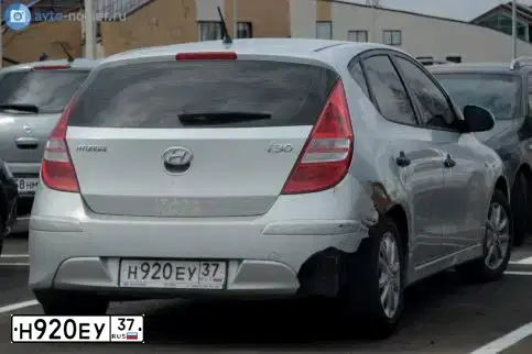 Фото автомобиля HYUNDAI i30, 2011 — госномер Н920ЕУ37