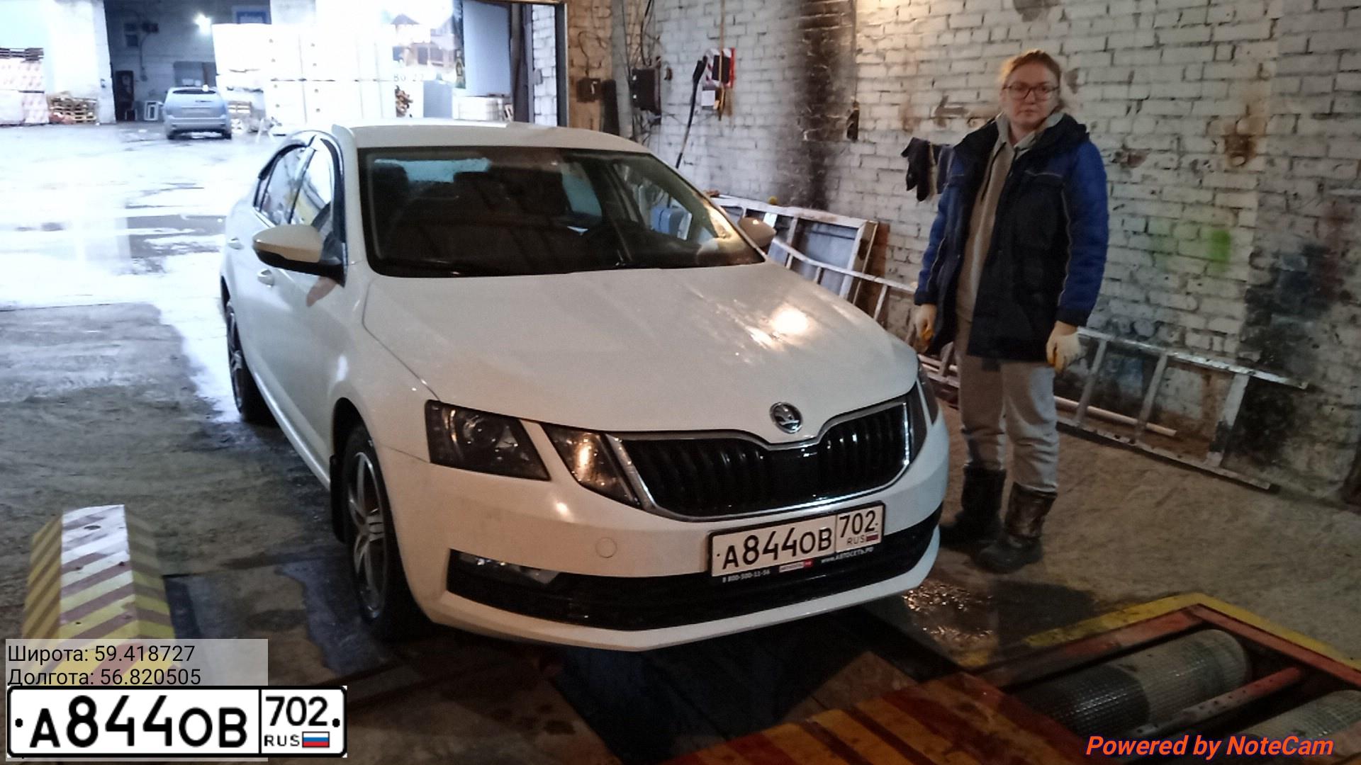 Фото автомобиля SKODA OCTAVIA, 2019 — госномер Р260КС159