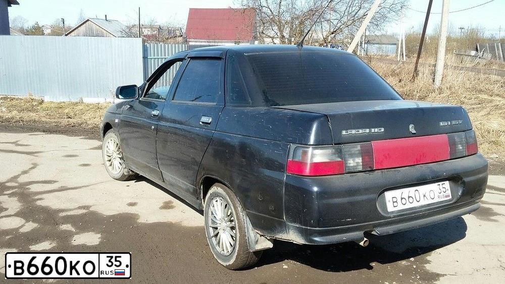 Фото автомобиля LADA 2110, 2004 — госномер М885ВЕ35. Цвет: ГРАФИТОВЫЙ МЕТАЛЛИК