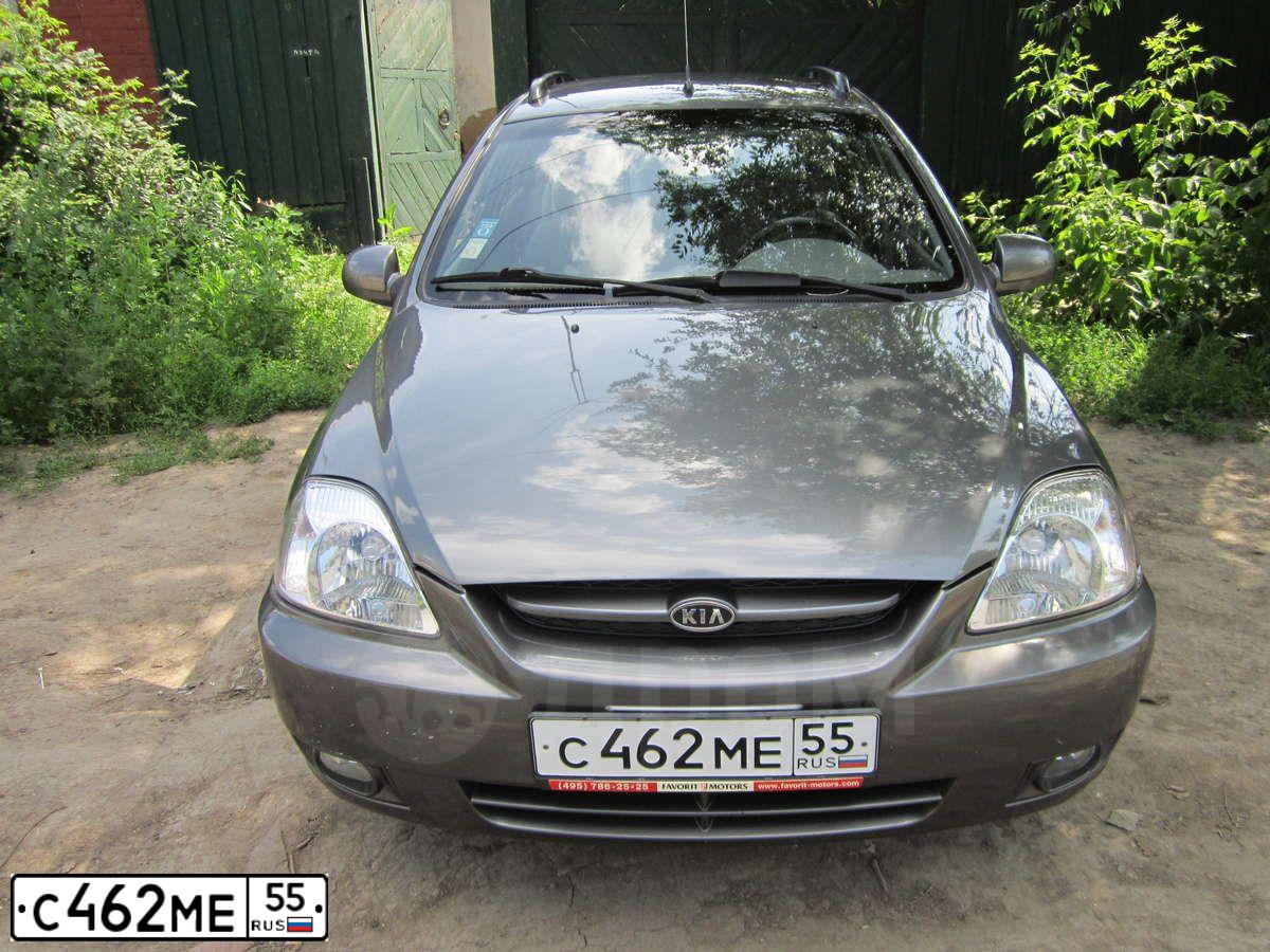 Фото автомобиля KIA RIO, 2005 — госномер С462МЕ55. Цвет: СЕРЫЙ