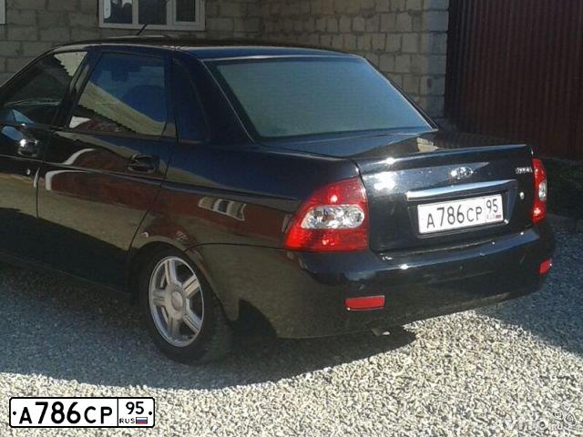 Фото автомобиля LADA 2170 PRIORA, 2009 — госномер А367ХР95. Цвет: Сине-Черный
