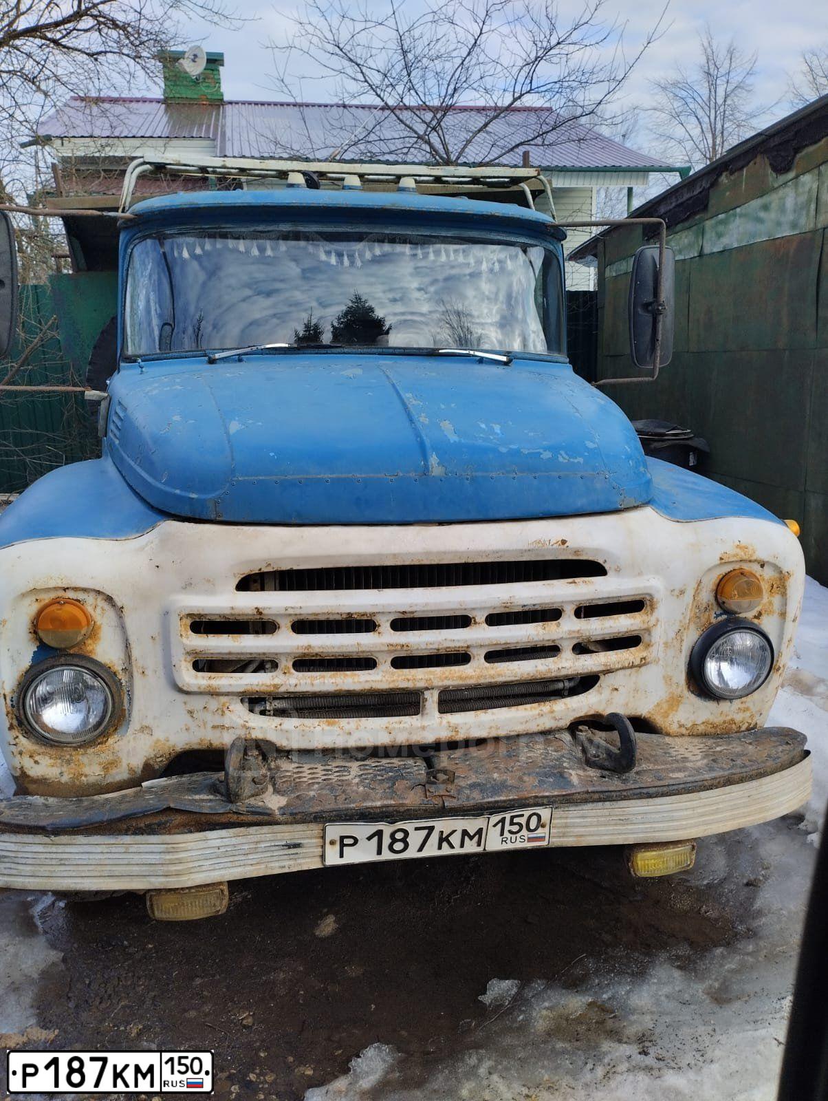 Фото автомобиля ZIL MMZ 4505 /4X2/, 1991 — госномер Р187КМ150. Цвет: СИНИЙ