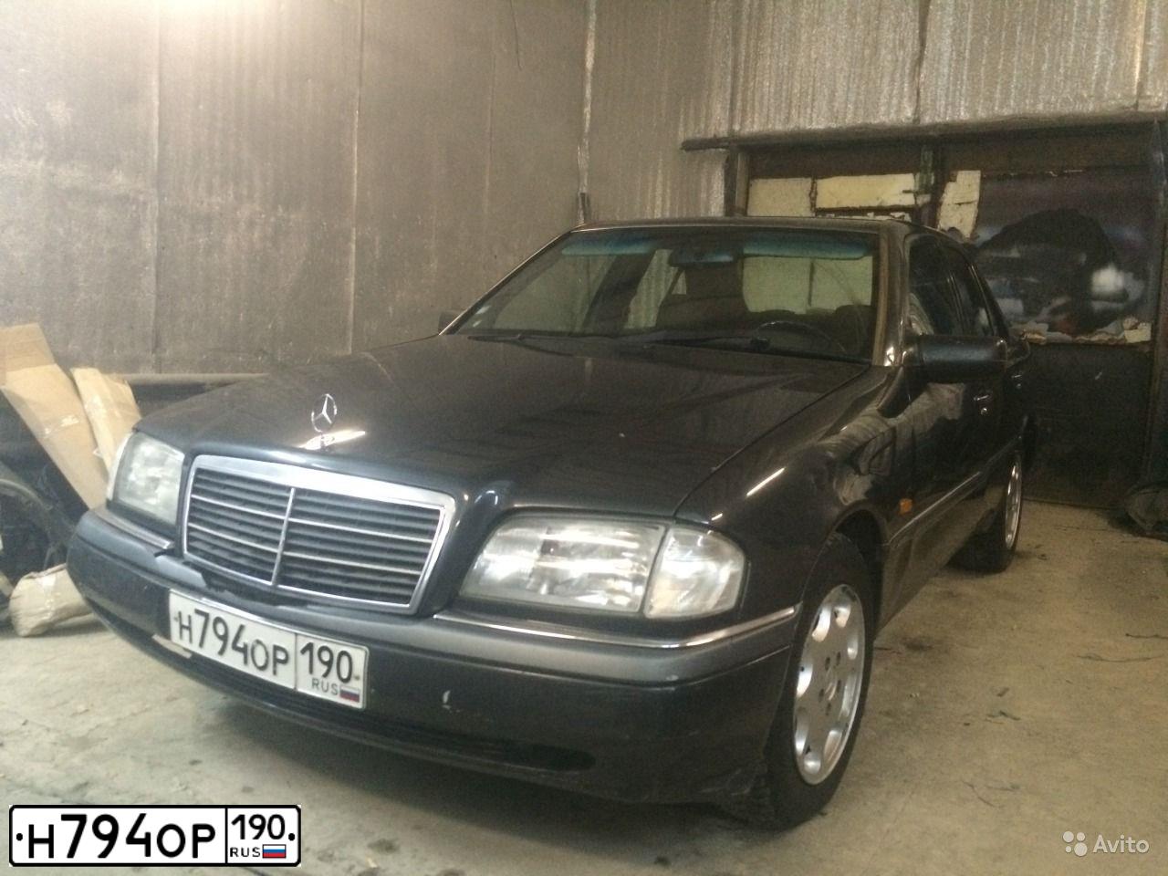 Фото автомобиля MERCEDES C-KLASSE, 1995 — госномер Х504ОТ99. Цвет: ЧЕРНЫЙ
