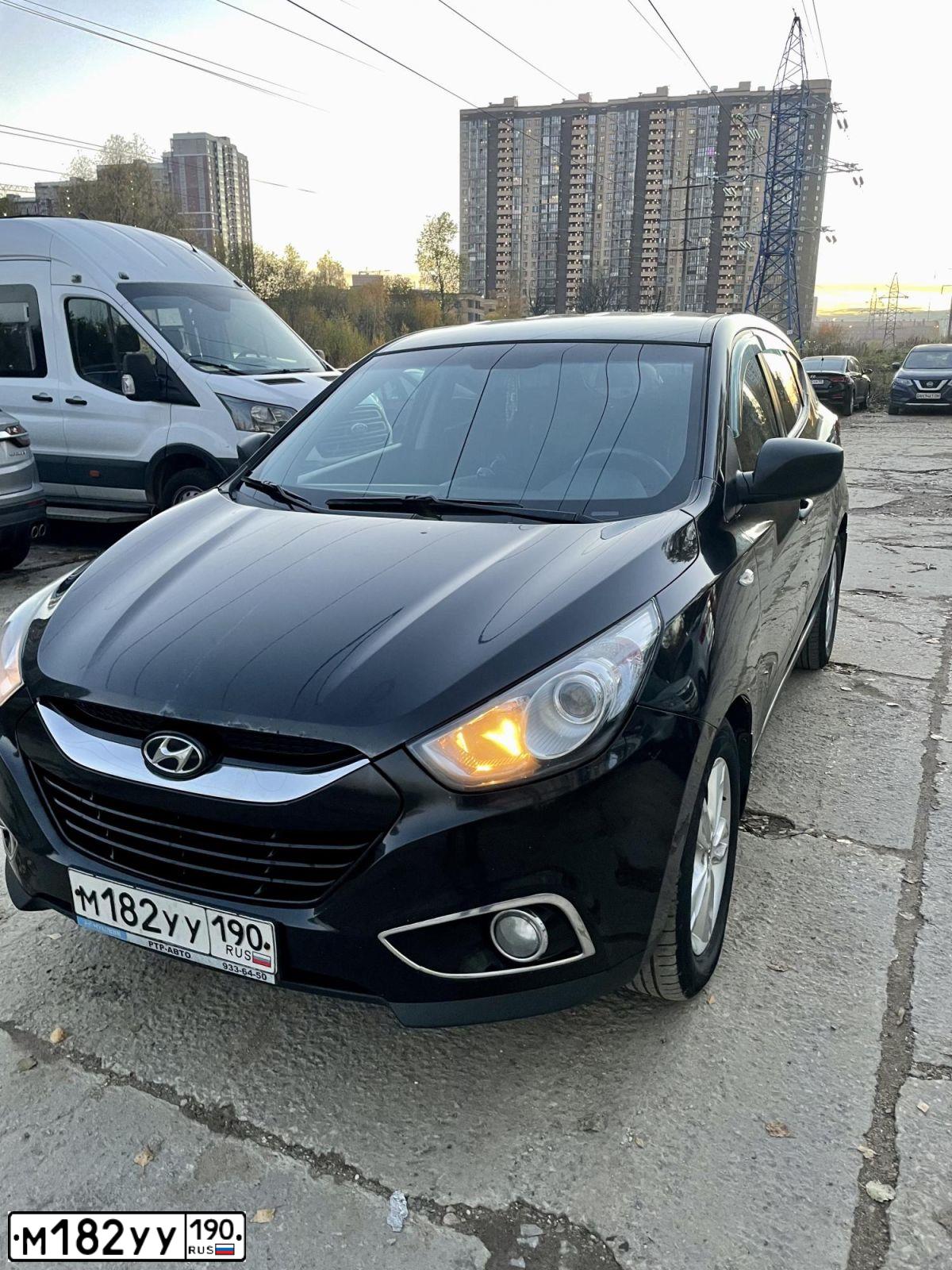 Фото автомобиля HYUNDAI IX35, 2012 — госномер В258ВХ181. Цвет: ЧЕРНЫЙ