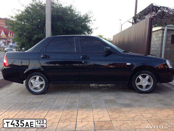 Фото автомобиля LADA 2170 PRIORA, 2009 — госномер Т435АЕ123. Цвет: СИНЕ-ЧЕРНЫЙ