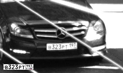 Фото автомобиля MERCEDES C-KLASSE, 2012 — госномер В323РТ197. Цвет: ЧЕРНЫЙ