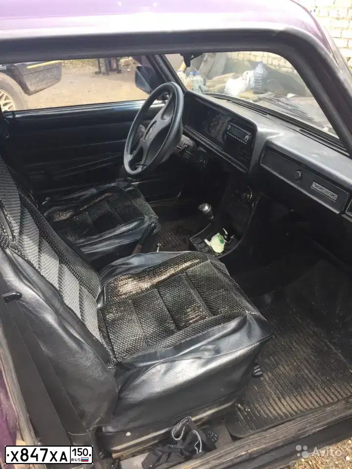 Фото автомобиля LADA 2105, 1994 — госномер Х847ХА150. Цвет: БАКЛАЖАННЫЙ