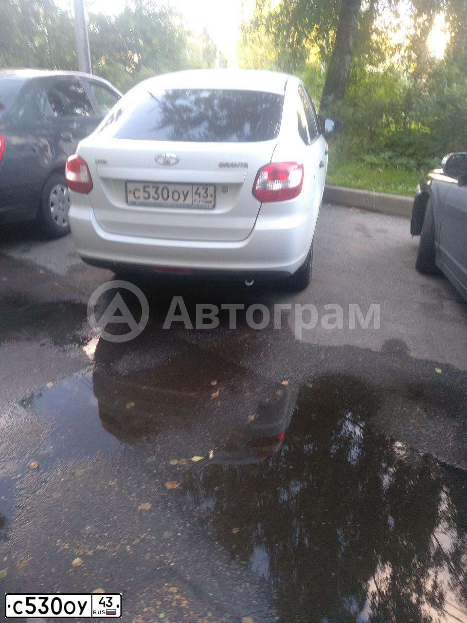 Фото автомобиля LADA 2191 GRANTA, 2015 — госномер Е404КН13. Цвет: СЕРЕБРИСТЫЙ