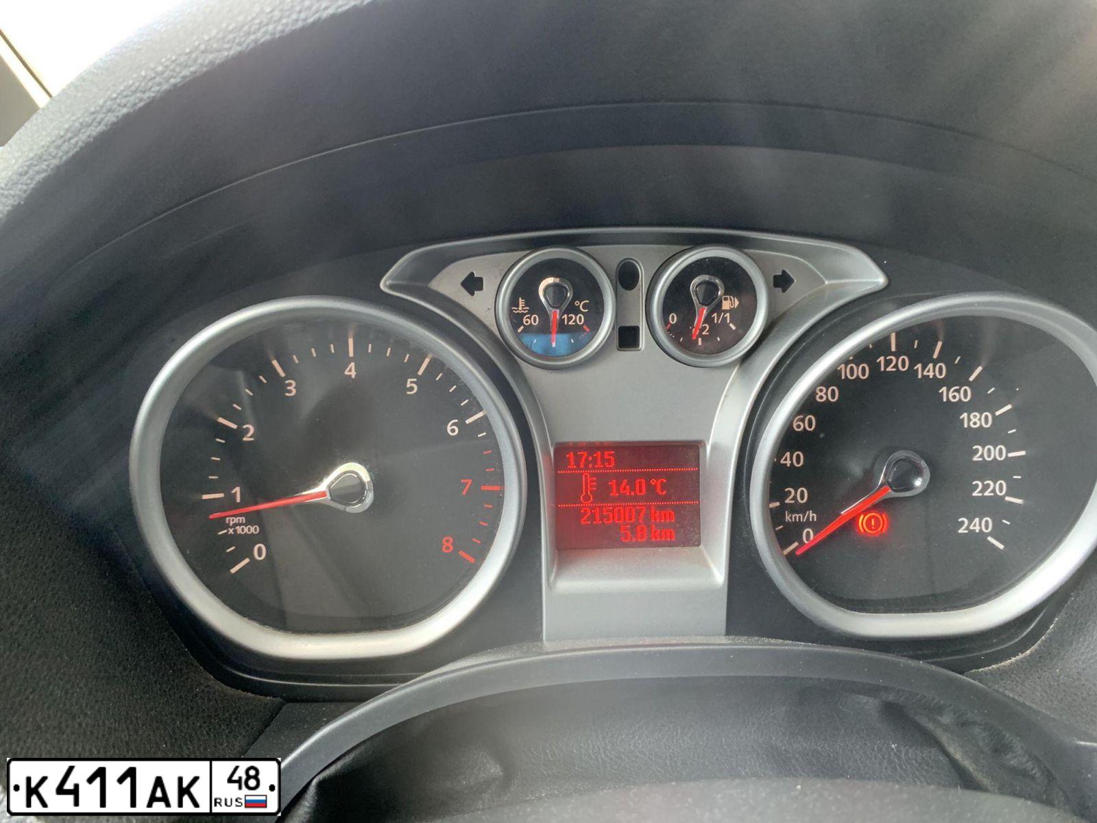 Фото автомобиля FORD FOCUS C-MAX, 2008 — госномер К411АК48. Цвет: СЕРО-ГОЛУБОЙ