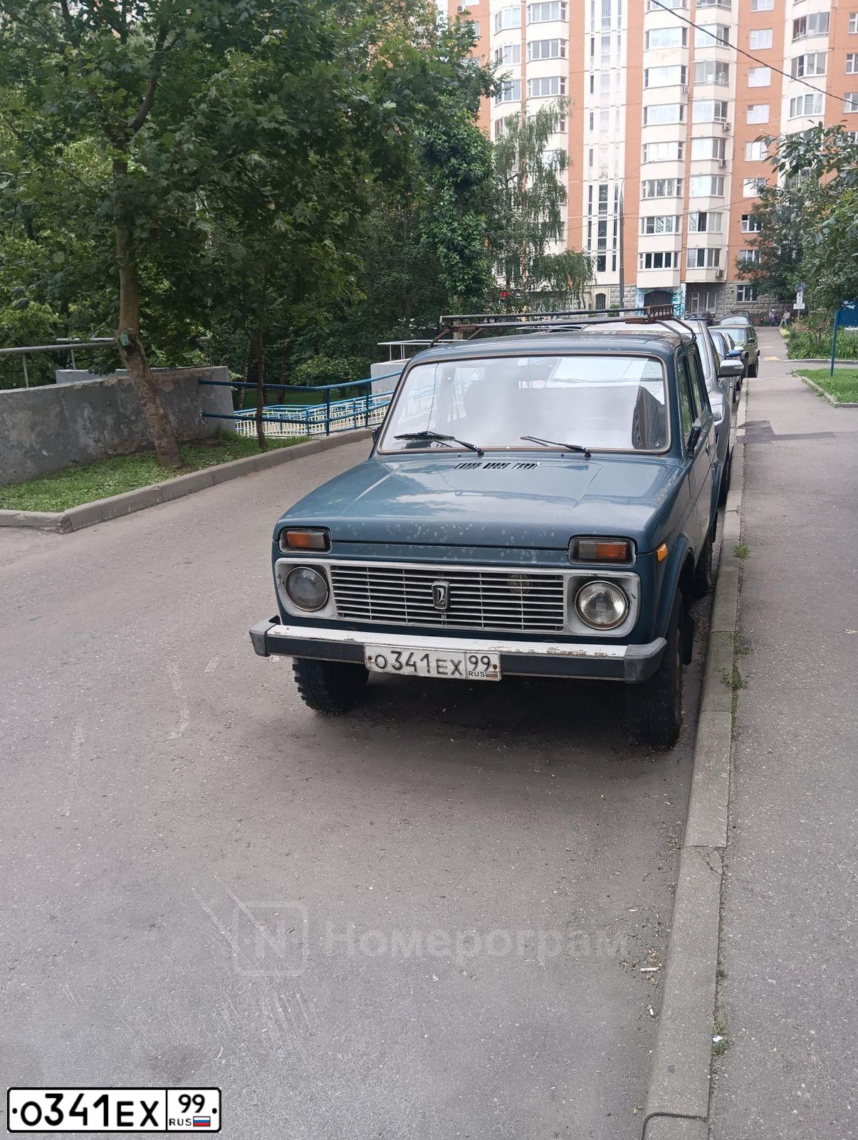 Фото автомобиля ВАЗ 2121 (4X4), 1999 — госномер О341ЕХ99