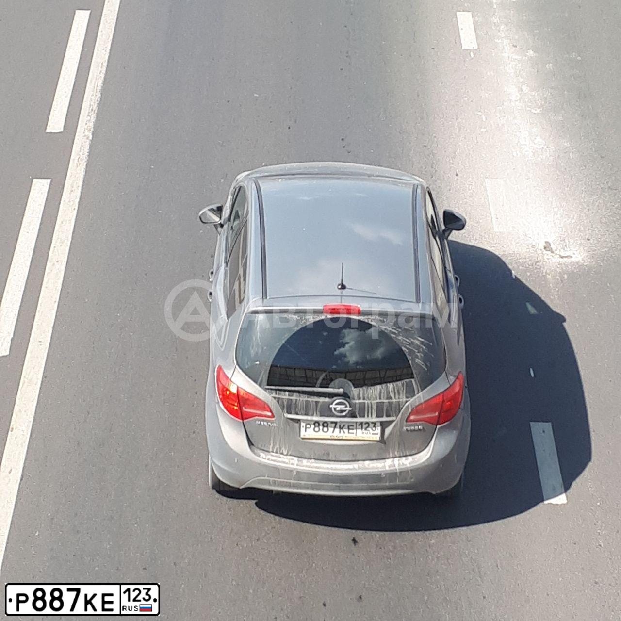 Фото автомобиля OPEL MERIVA, 2012 — госномер В865НТ92. Цвет: ТЕМНО-СЕРЫЙ