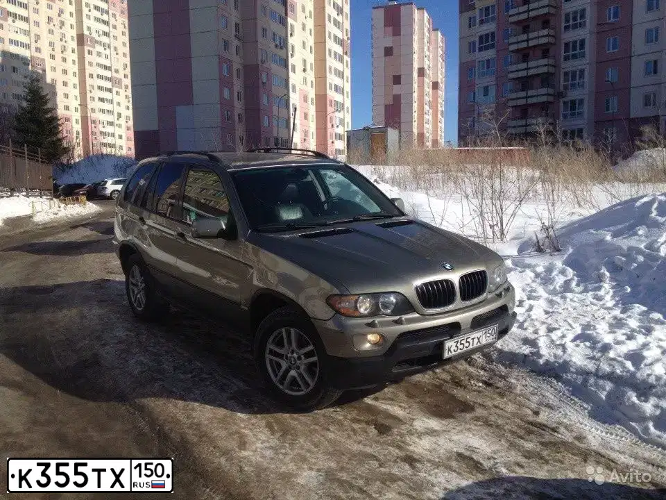Фото автомобиля BMW X5, 2005 — госномер С025СН152. Цвет: СВЕТЛО-ЗЕЛЕНЫЙ