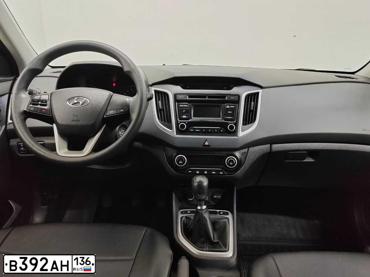 Фото автомобиля HYUNDAI CRETA, 2016 — госномер К554КА180. Цвет: Белый