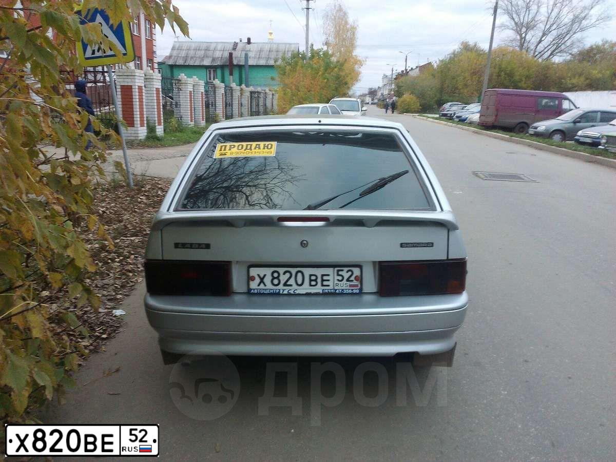 Фото автомобиля LADA 2114 SAMARA, 2008 — госномер О477ОВ152. Цвет: Серебристый