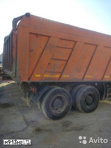 Фото автомобиля KAMAZ 6520 /6X4/, 2011 — госномер М913НЕ71. Цвет: ОРАНЖЕВЫЙ