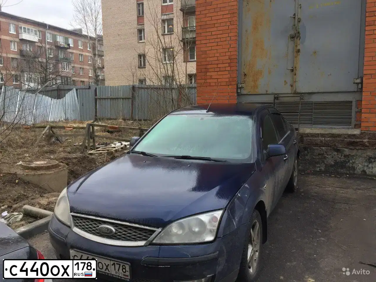 Фото автомобиля FORD MONDEO, 2006 — госномер К619РК98. Цвет: ТЕМНО-СИНИЙ