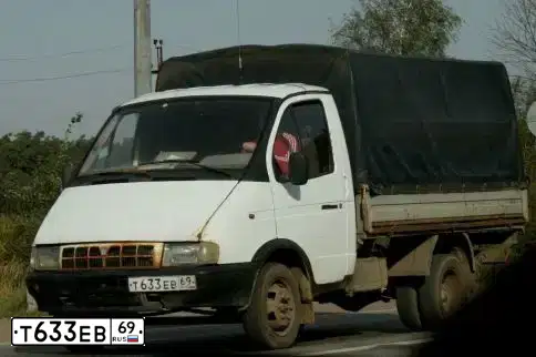 Фото автомобиля GAZ 3302 EL, 2002 — госномер К821РТ69. Цвет: СНЕЖНО-БЕЛЫЙ